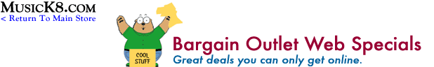 MusicK8.com Bargain Outlet MusicK8.com Bargain Outlet Header