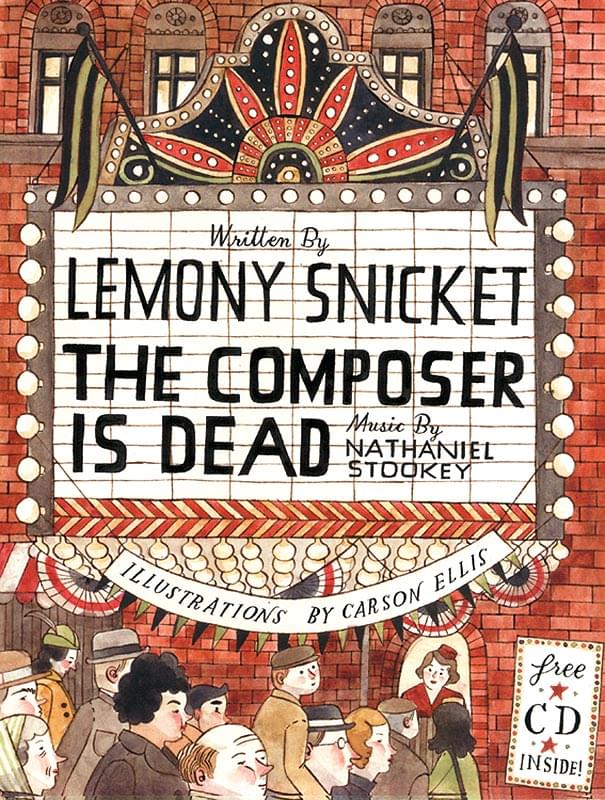 The Composer Is Dead - Book/CD cover