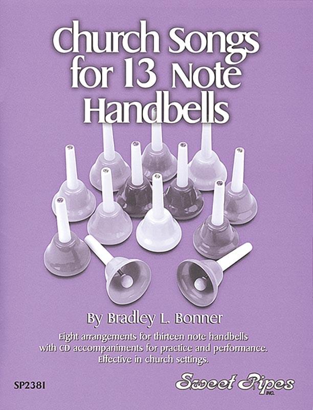 Church Songs For 13 Note Handbells - Book/CD cover