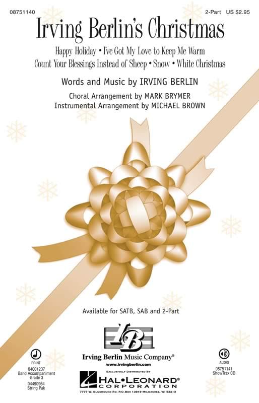 Irving Berlin's CHRISTMAS - 2-Part Choral (pack of 5)