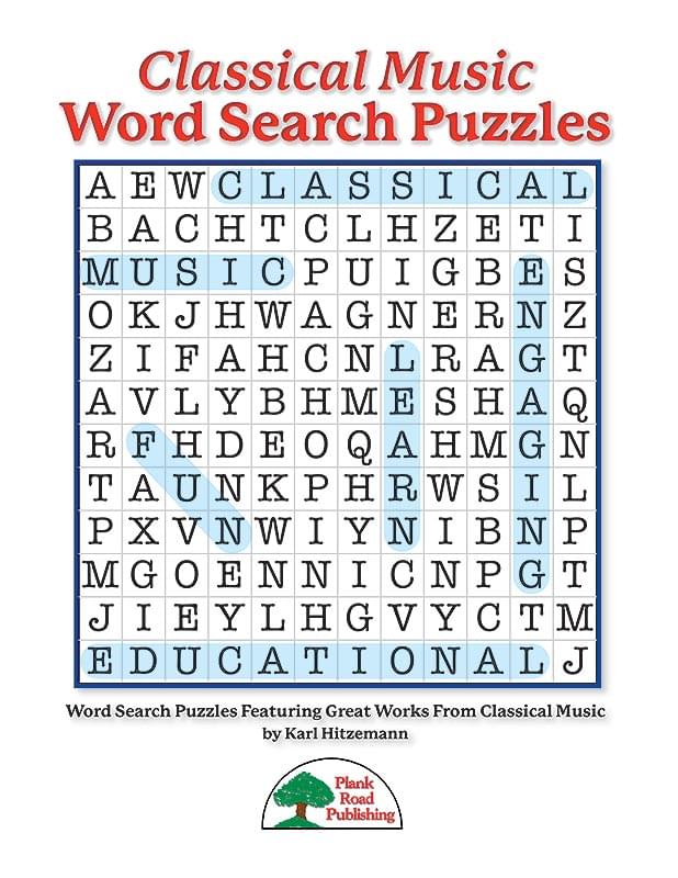 Classical Music Word Search Puzzles
