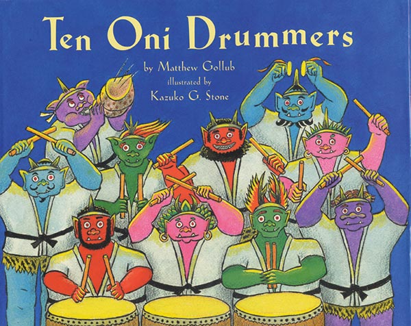 Ten Oni Drummers - Book cover