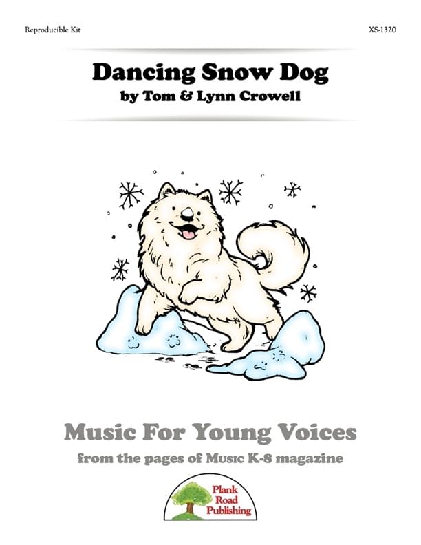 Dancing Snow Dog