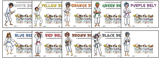 Designer Dojo Award Certificates