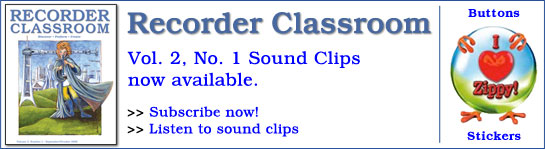 A New Magazine from Plank Road Publishing: Recorder Classroom