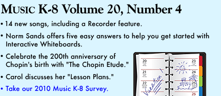 Issue Details for Current Issue of Music K-8 Magazine