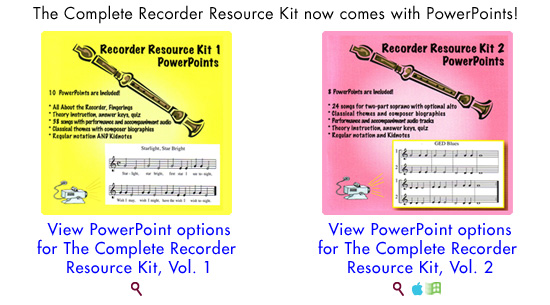 PowerPoints now available for Complete Recorder Resource Kits