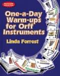 One-A-Day Warm-Ups For Orff Instruments - Book cover