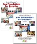 Artie Almeida's Fun Foundations For Recorder, Both Vols. 1 & 2 cover