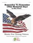 Remember To Remember (This Memorial Day) - Downloadable Kit