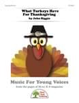 What Turkeys Have For Thanksgiving cover
