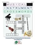 Musical Instrument Crosswords (Vol. 1) - Piano (#1) - Interactive Puzzle Kit