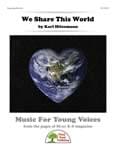 We Share This World cover