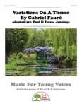 Variations On A Theme By Gabriel Fauré cover