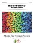 B is for Butterfly cover