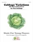 Cabbage Variations - Downloadable Recorder Single thumbnail