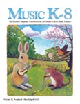 Music K-8, Download Audio Only, Vol. 32, No. 4 cover
