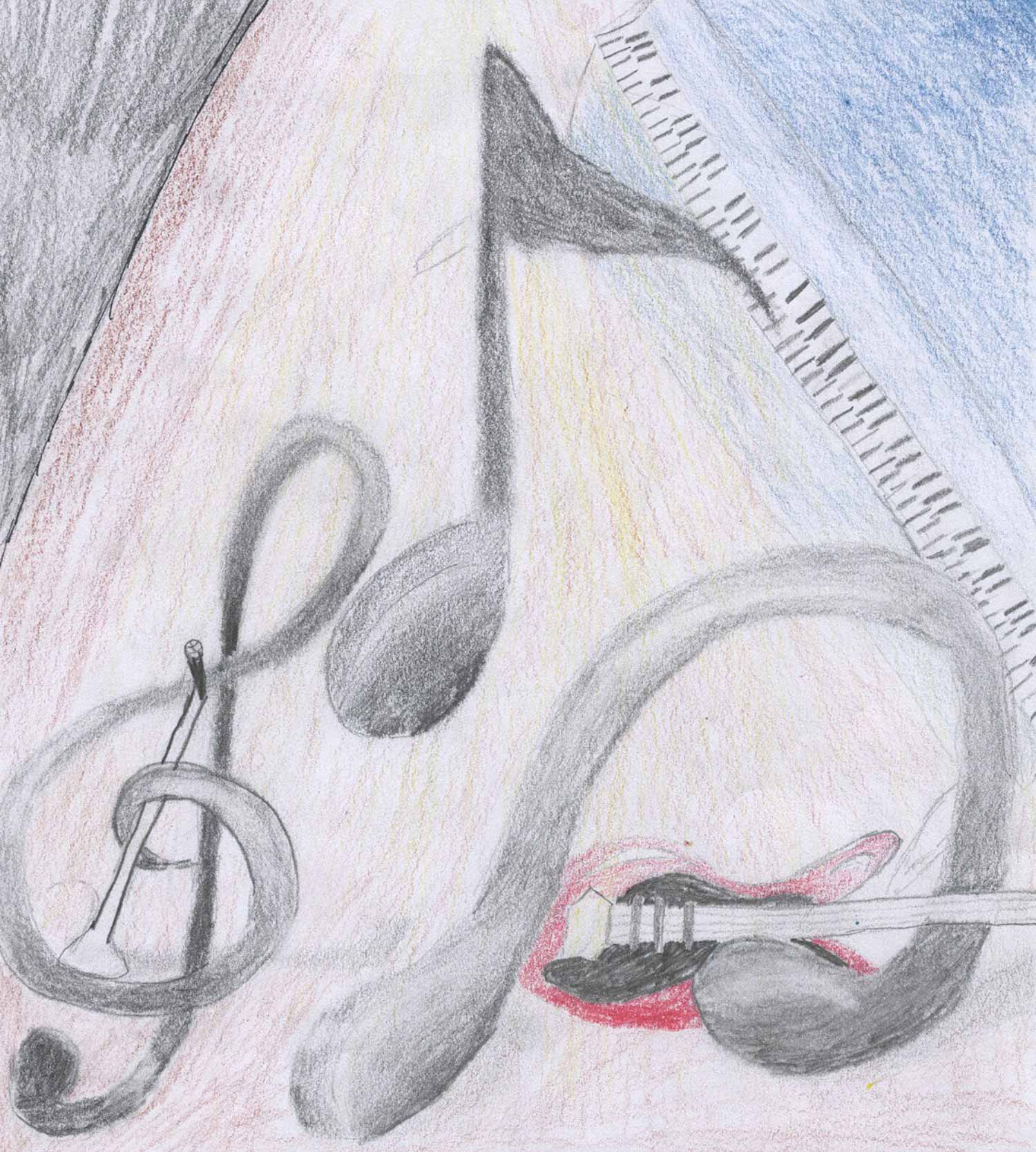 Brighton Bair - 7th grade; Baggs, WY art