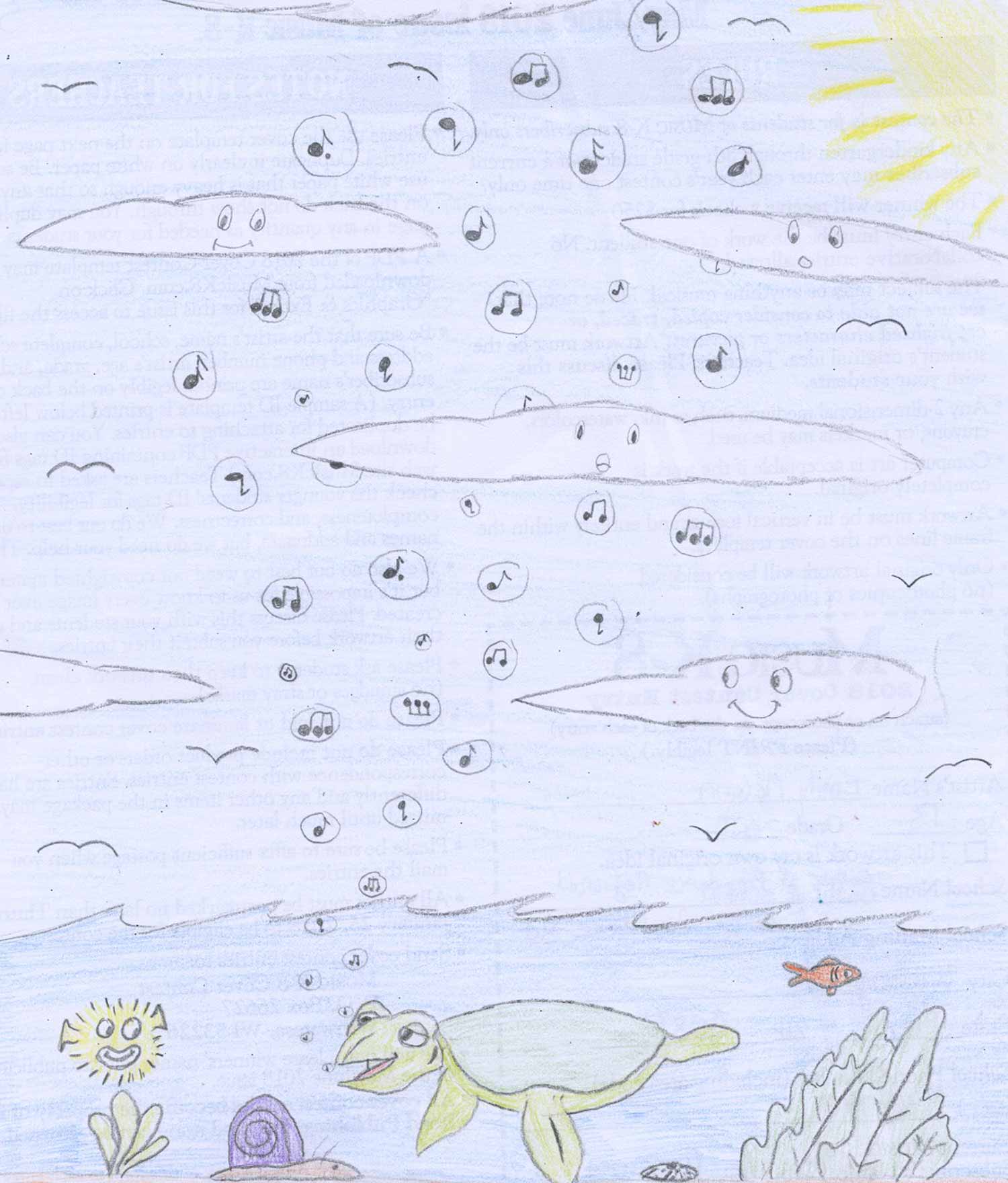 Emily McGinn - 8th grade; Wallingford, PA art