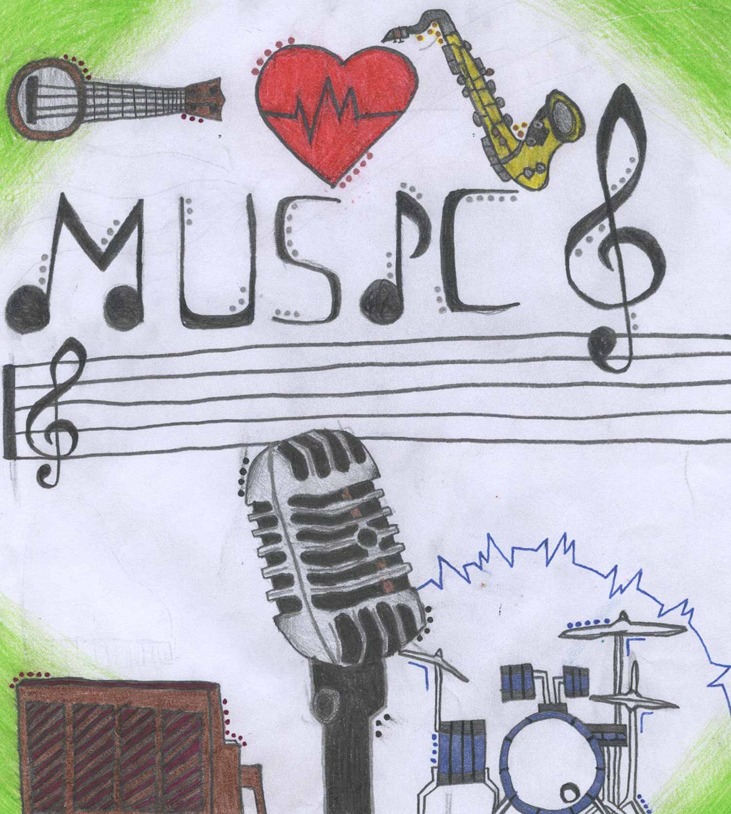 Maekyla Pratt - 8th grade; Whitehall, NY art