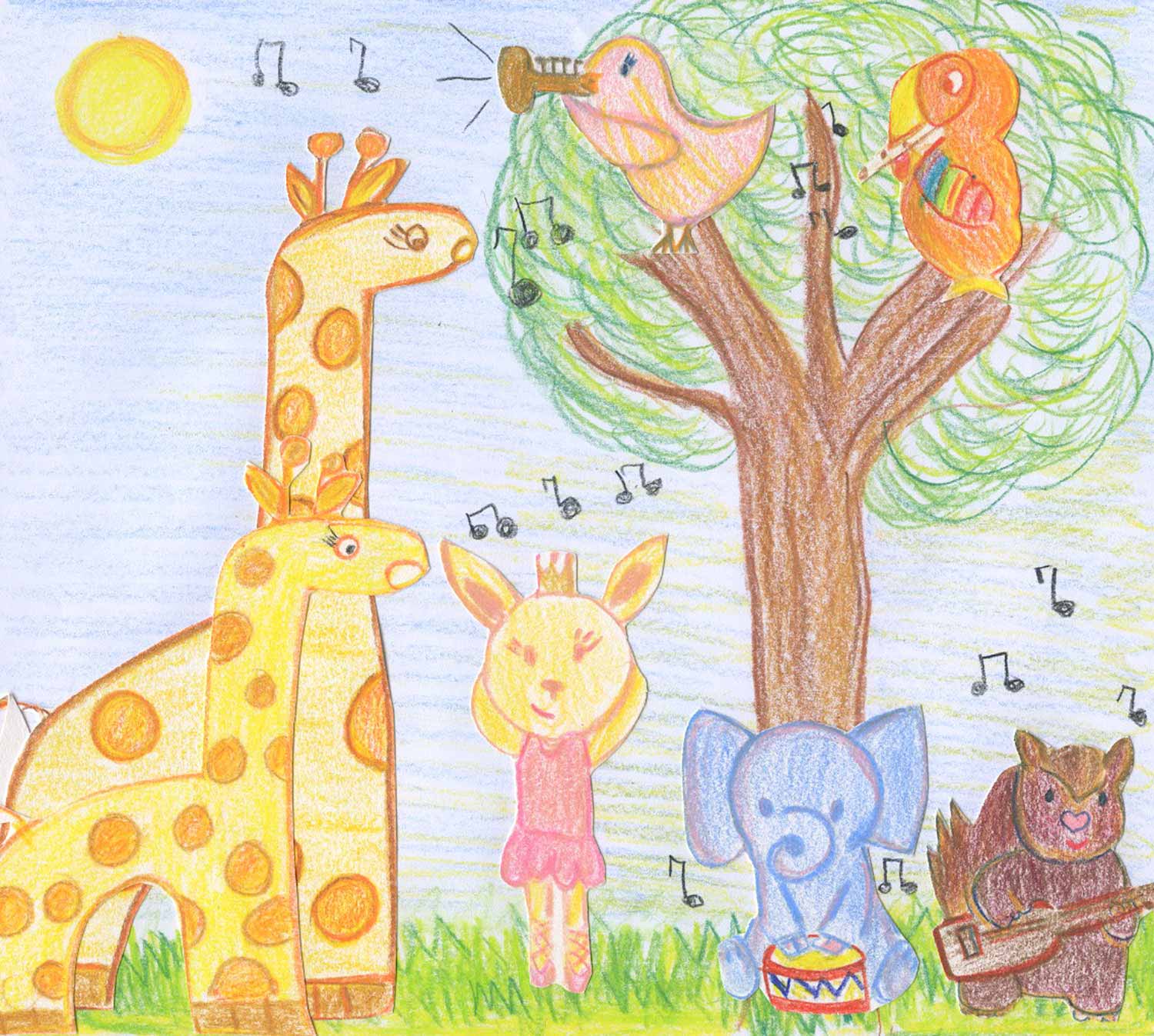 Lucienne Wadsworth - 3rd grade; Weston, FL art