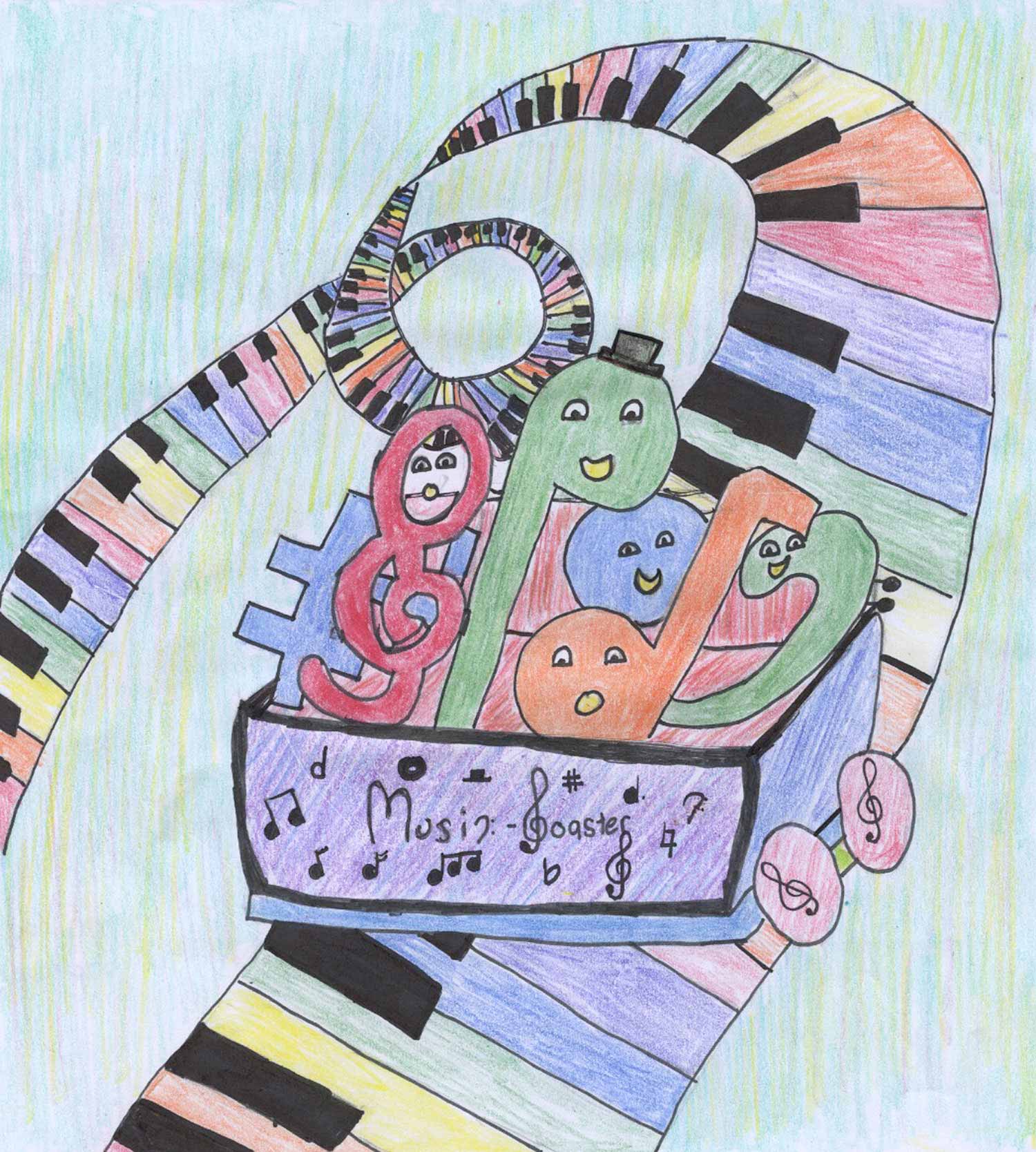 Aiden Zee - 5th grade; Weston, FL art