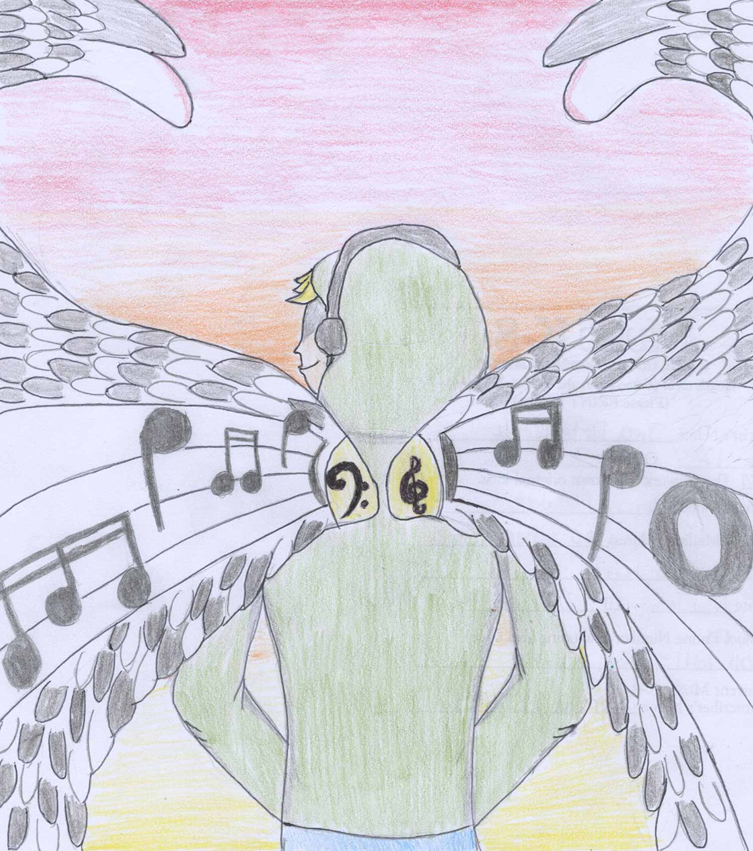 Jiro Dela Cruz - 7th grade; Little Ferry, NJ art