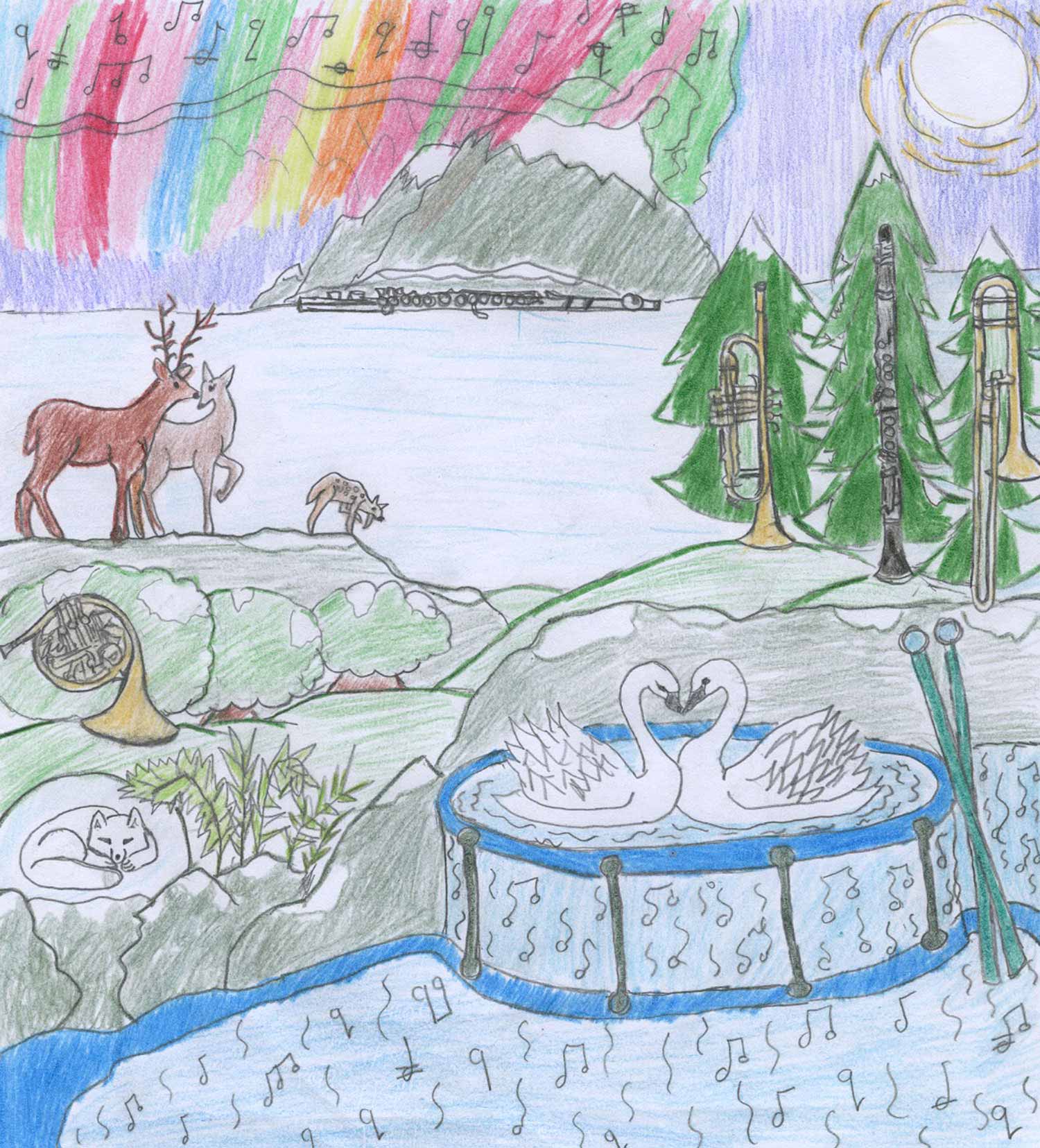 Berenice Arzate - 4th grade; Chicago, IL art