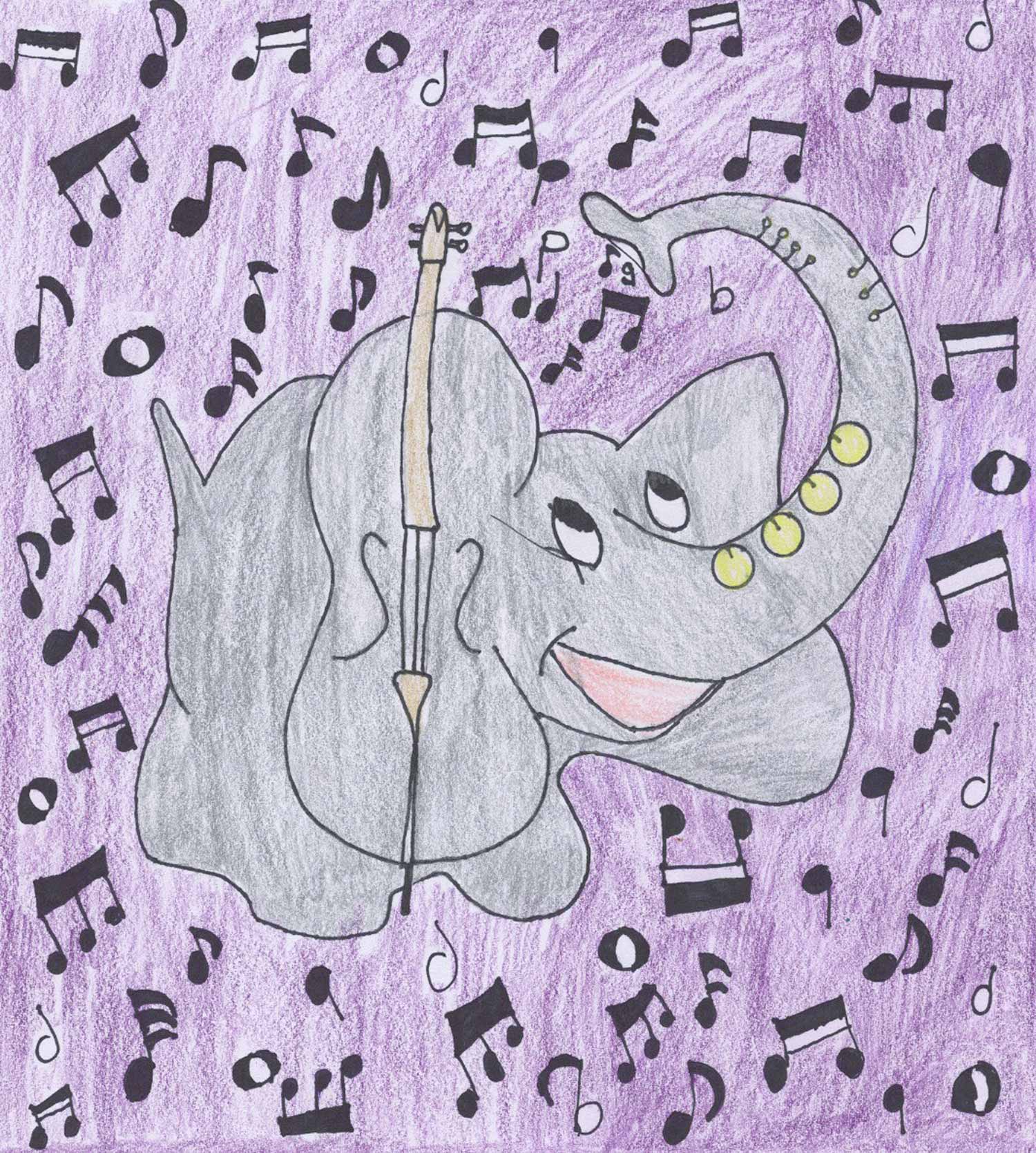 Banessa Saenz - 7th grade; Baggs, WY art