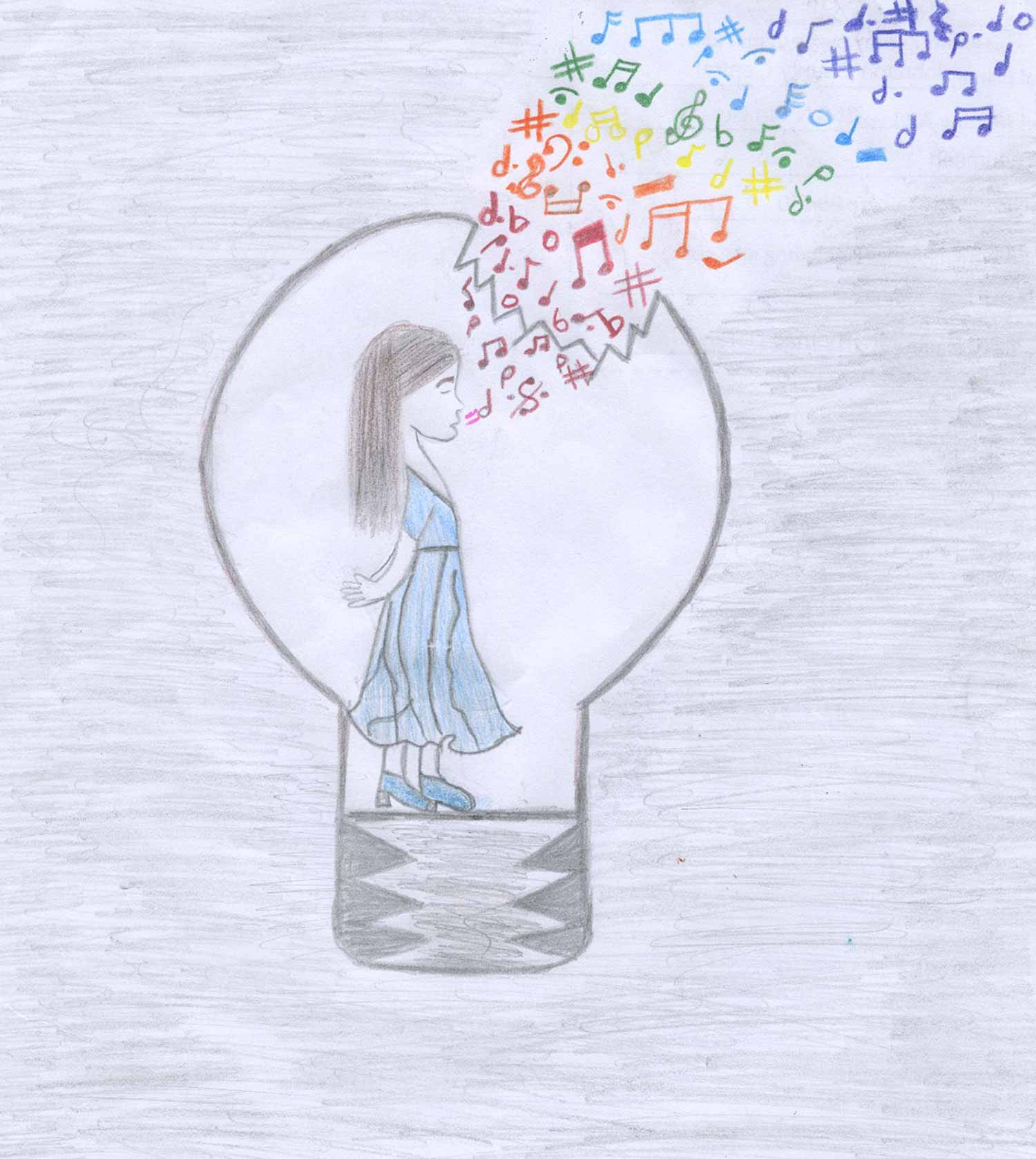 Jazmin Cabrales - 8th grade; Tecumseh, NE art