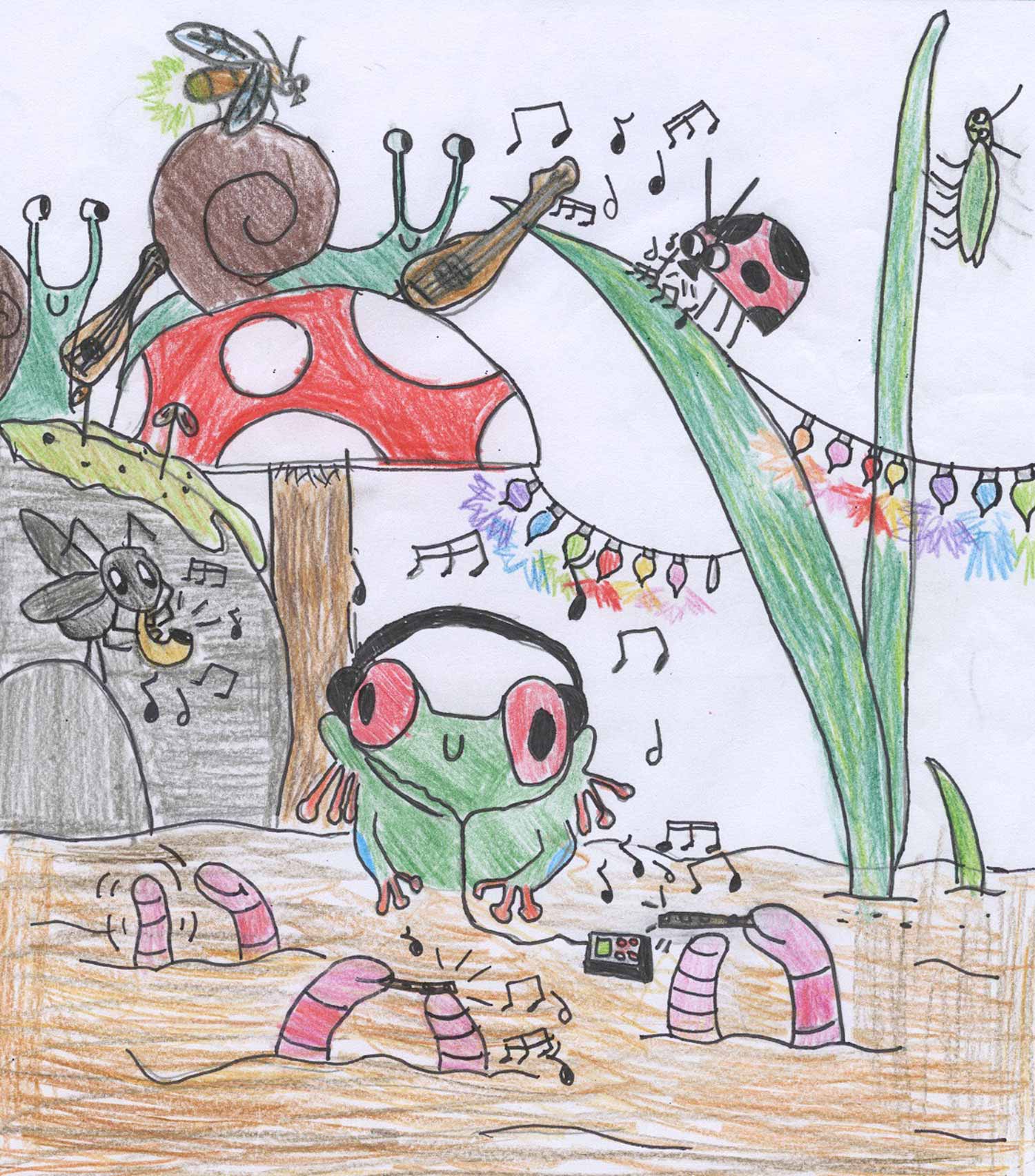 Elsy Fennell - 3rd grade; Alameda, CA art