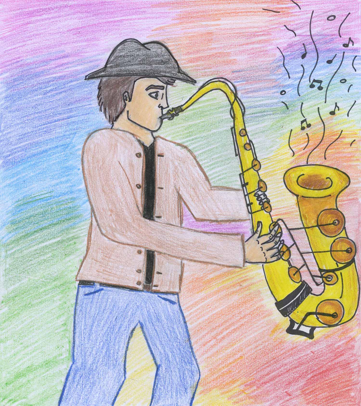 Nahlaa Calabrese - 8th grade; Hoboken, NJ art
