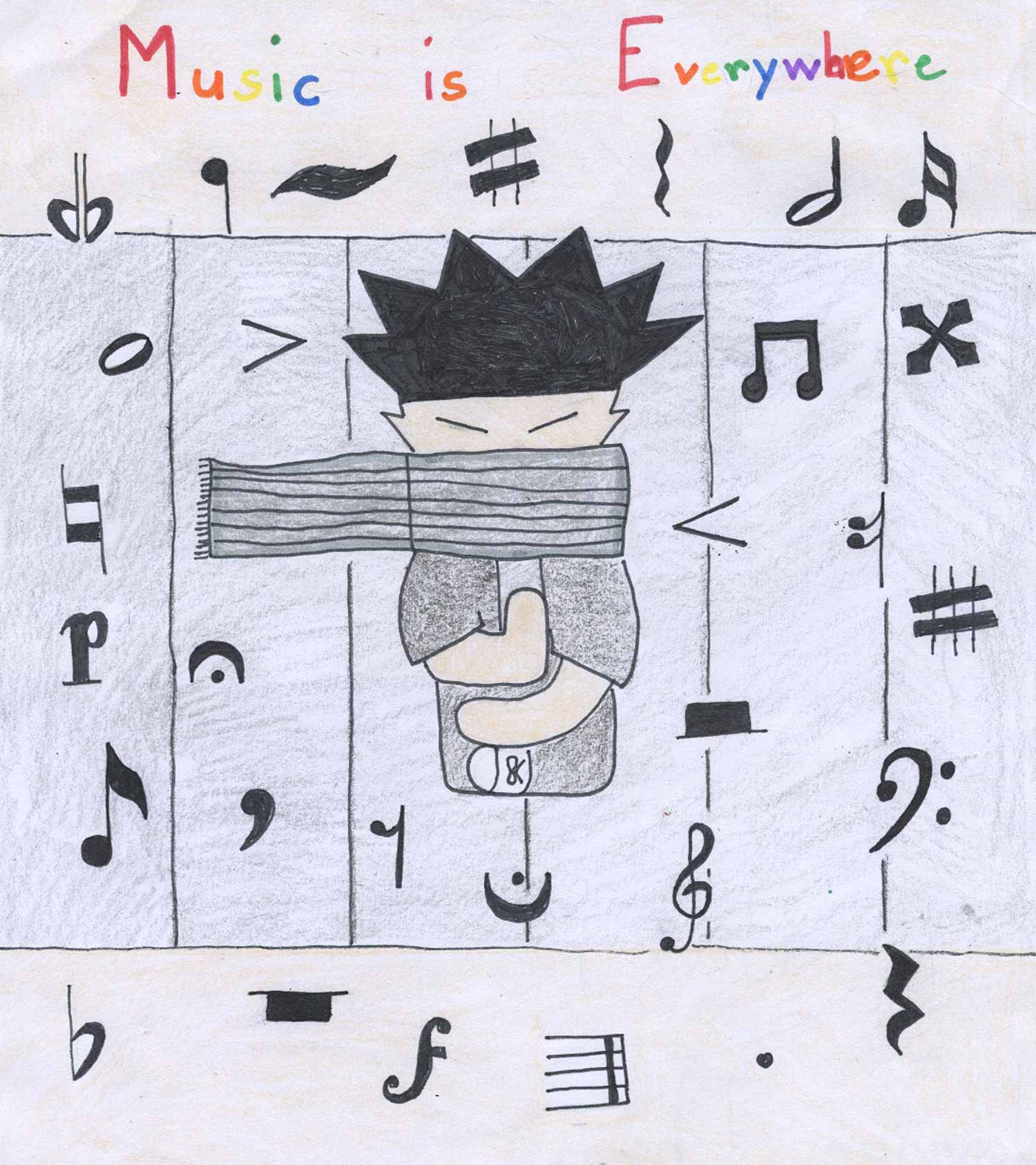 Jayvion Thaing - 5th grade; Edgewood, WA art