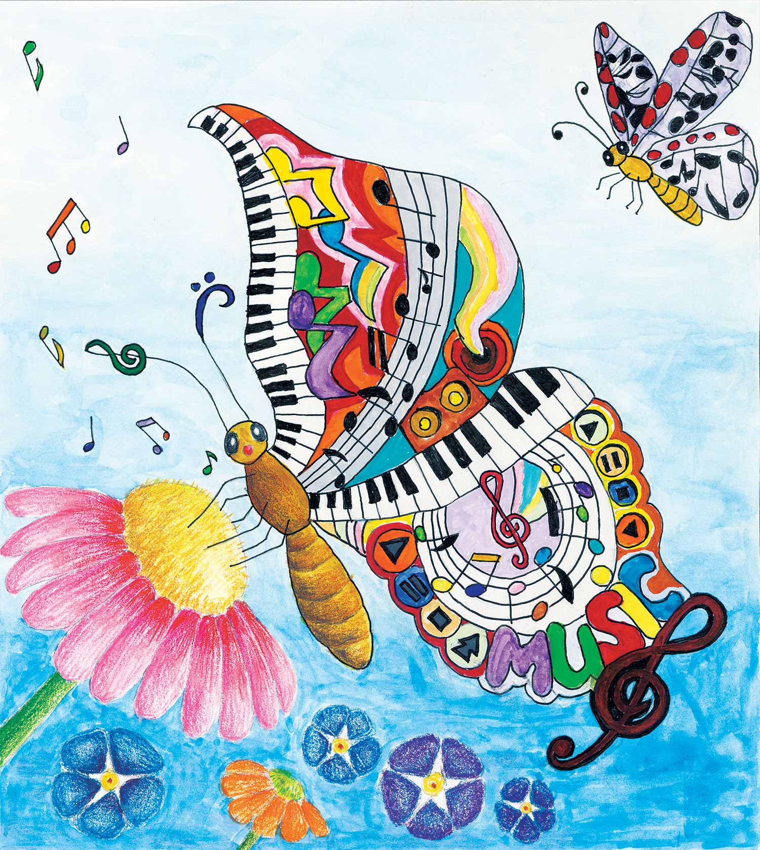 Christian Choi - 2nd grade; Los Altos, CA art