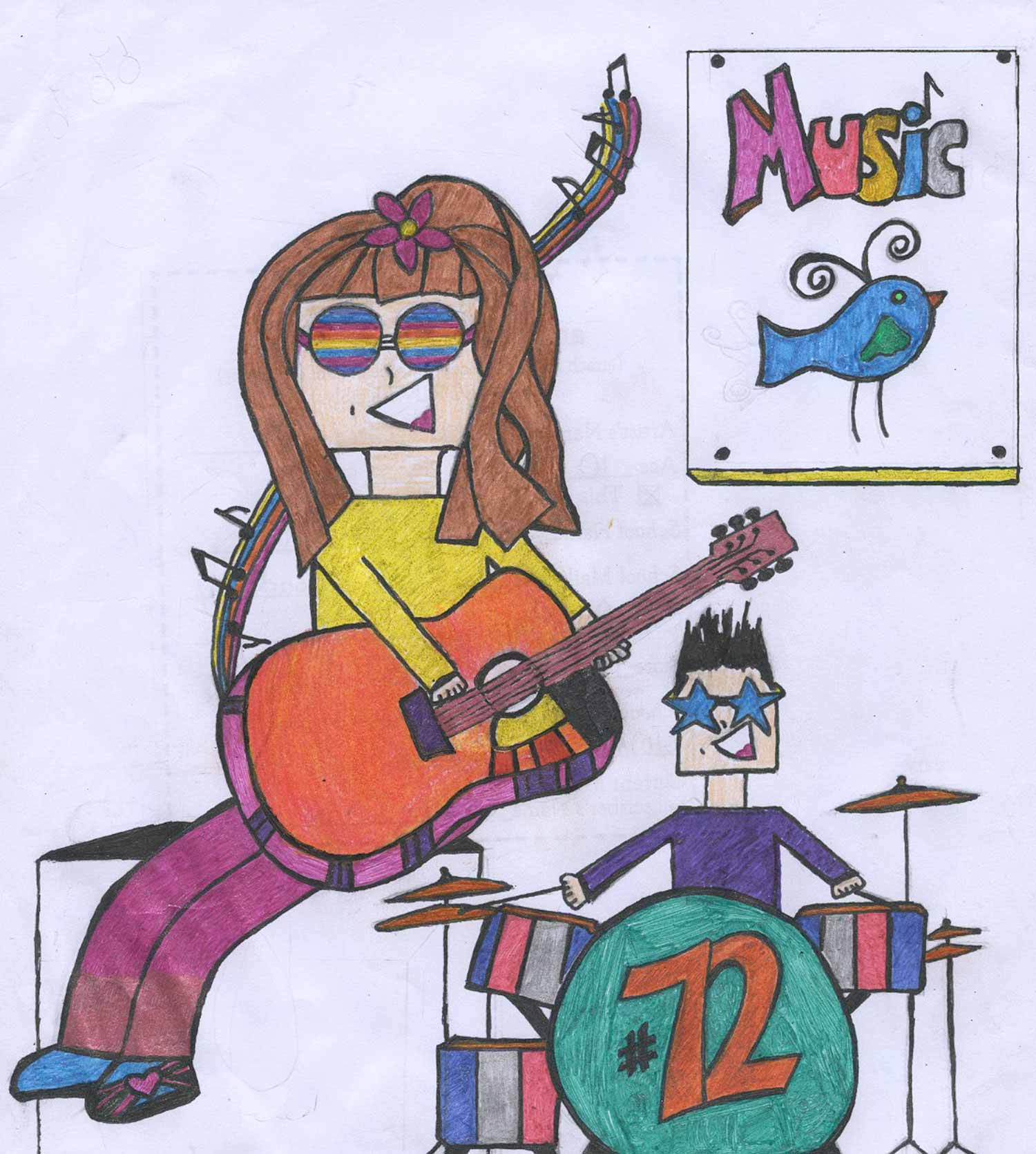 Briella Gholami - 5th grade; Allentown, PA art