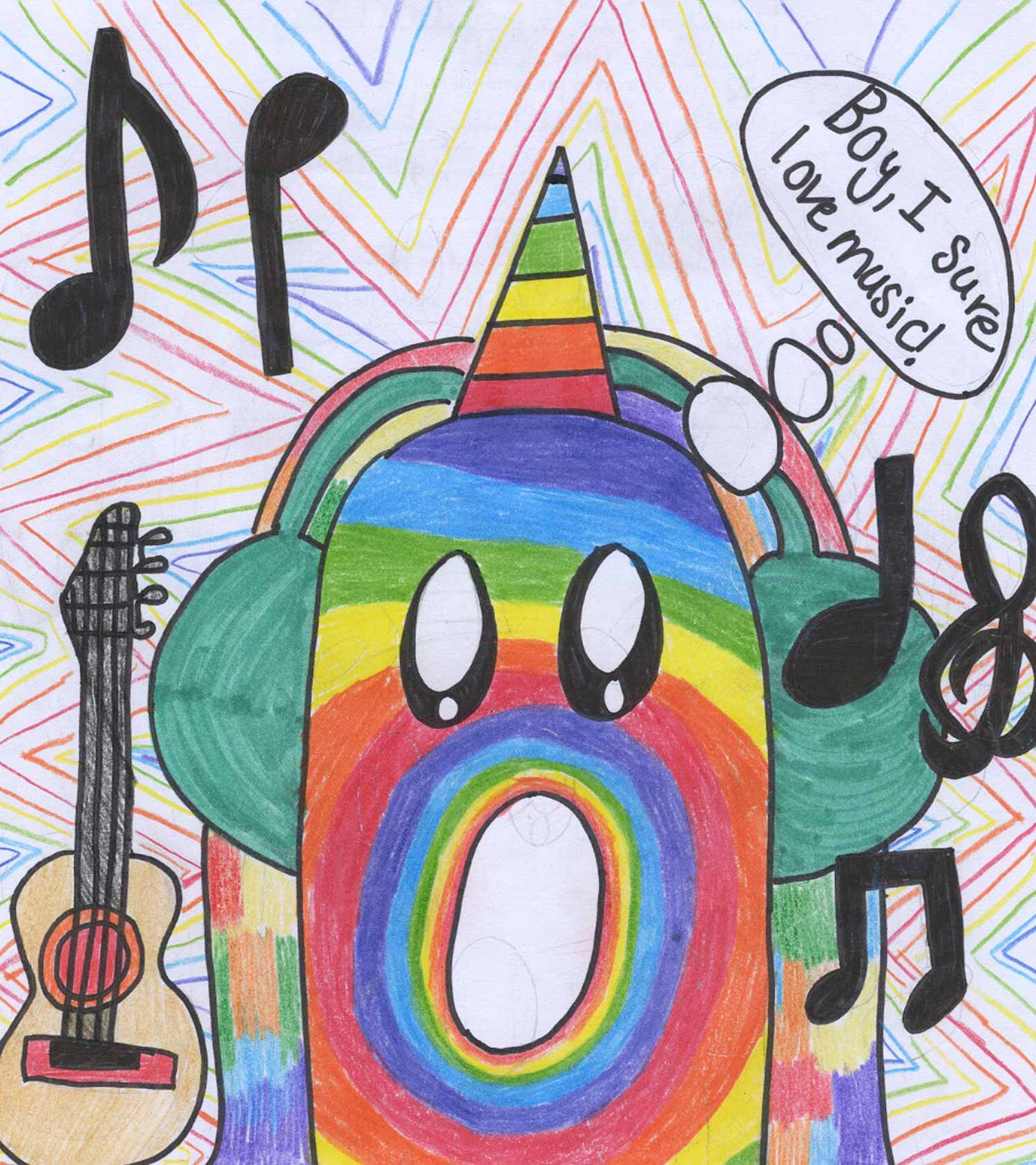 Sophia Ibarra - 5th grade; Walnut, CA art
