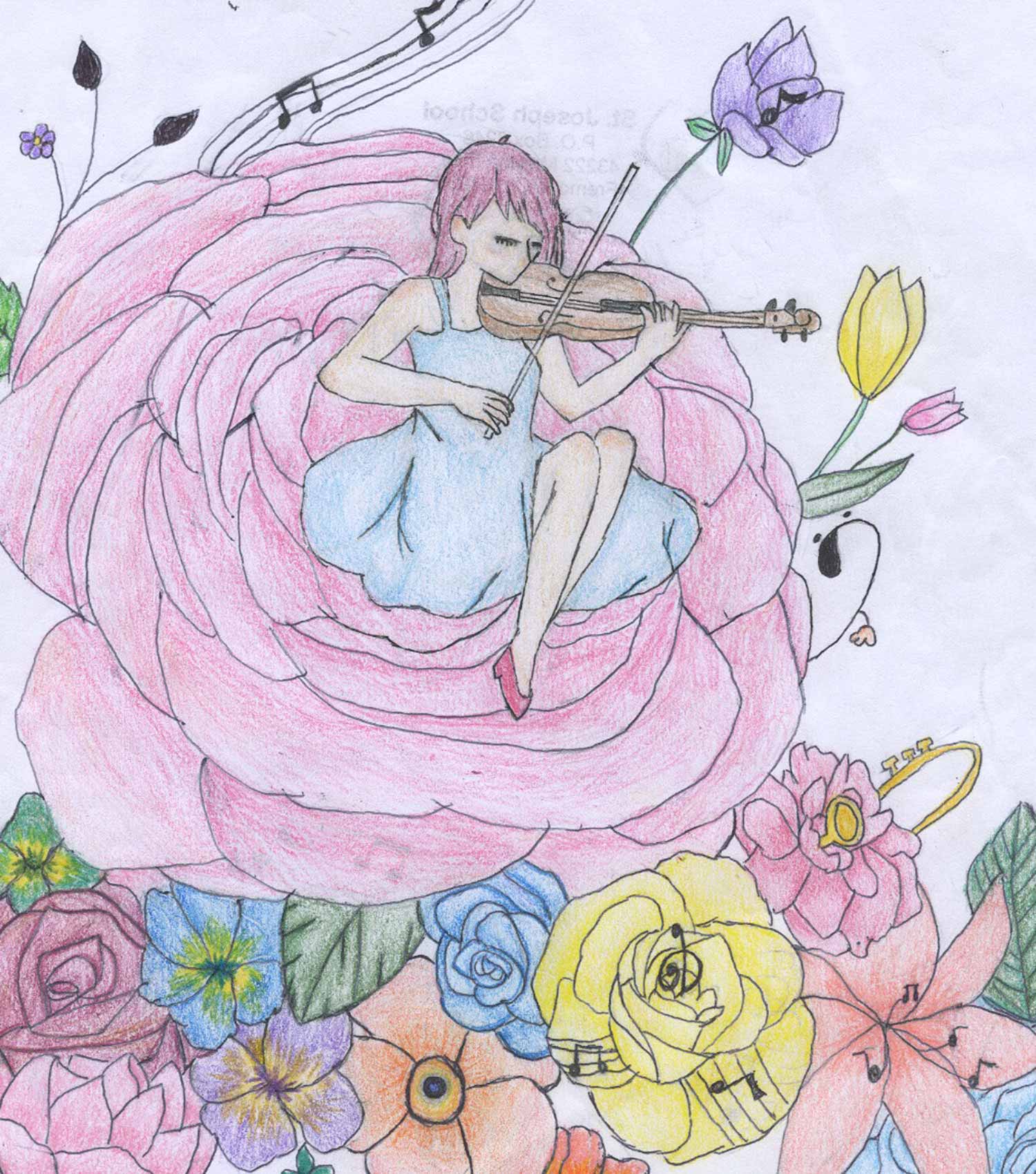 Catherine Almogela - 8th grade; Fremont, CA art
