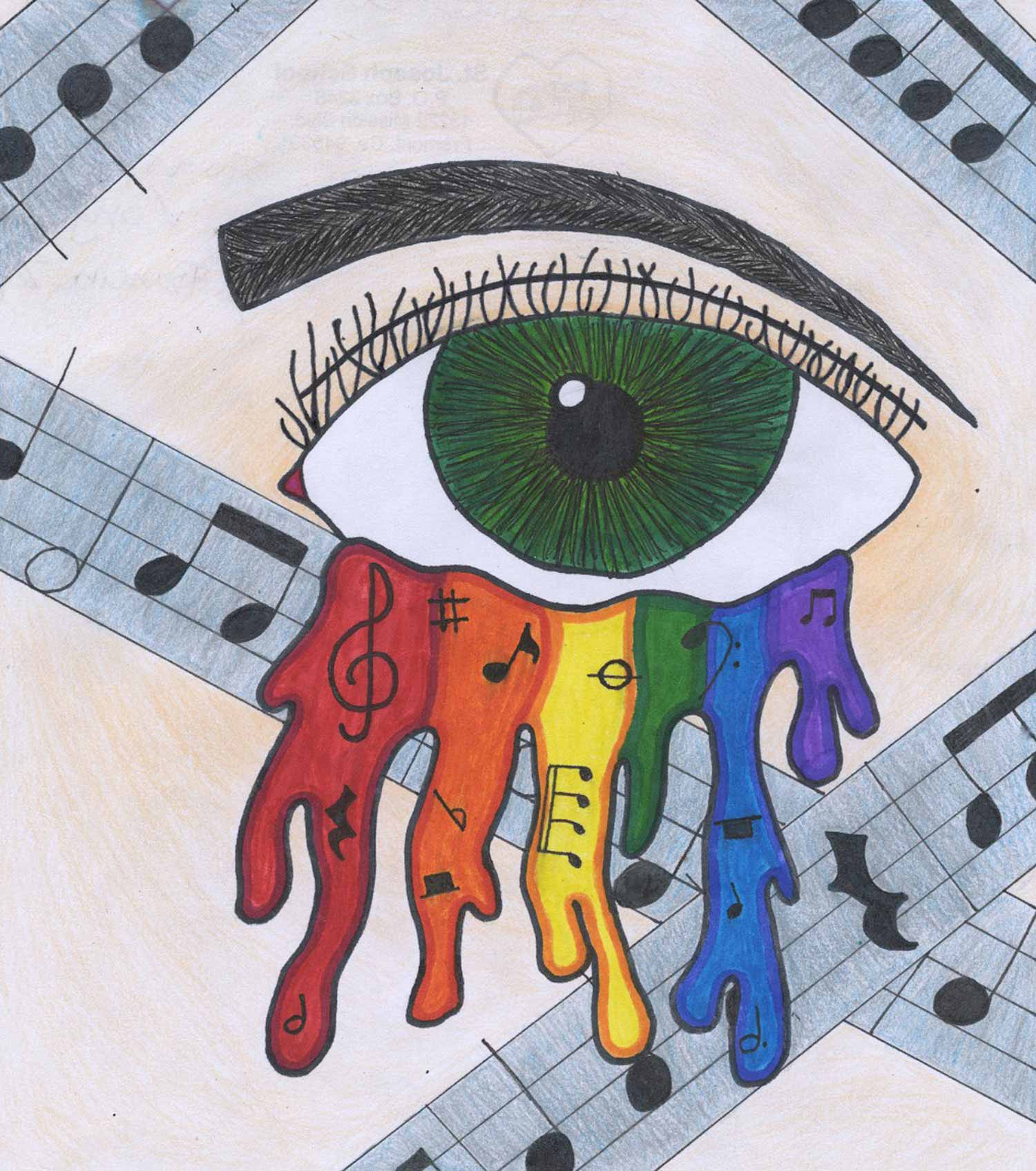Veronica Kosinski - 7th grade; Fremont, CA art