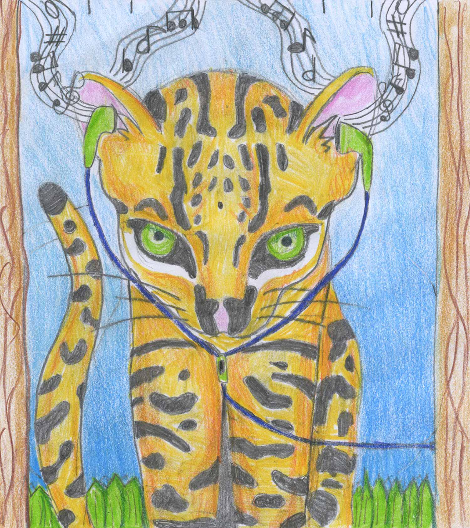 Giampiero DeLibero - 4th grade; Weston, FL art