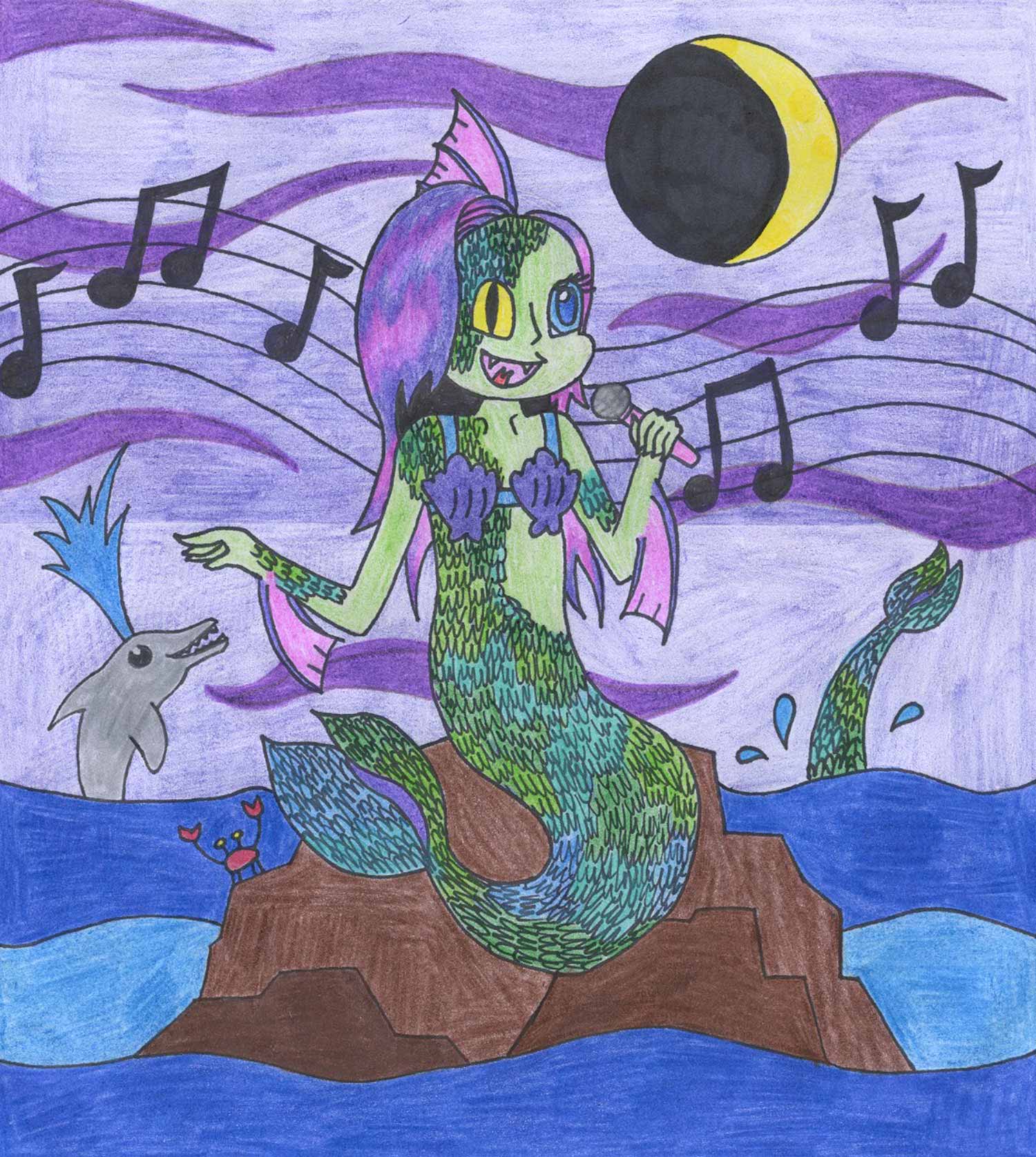 Nava Smith - 8th grade; Skamania, WA art