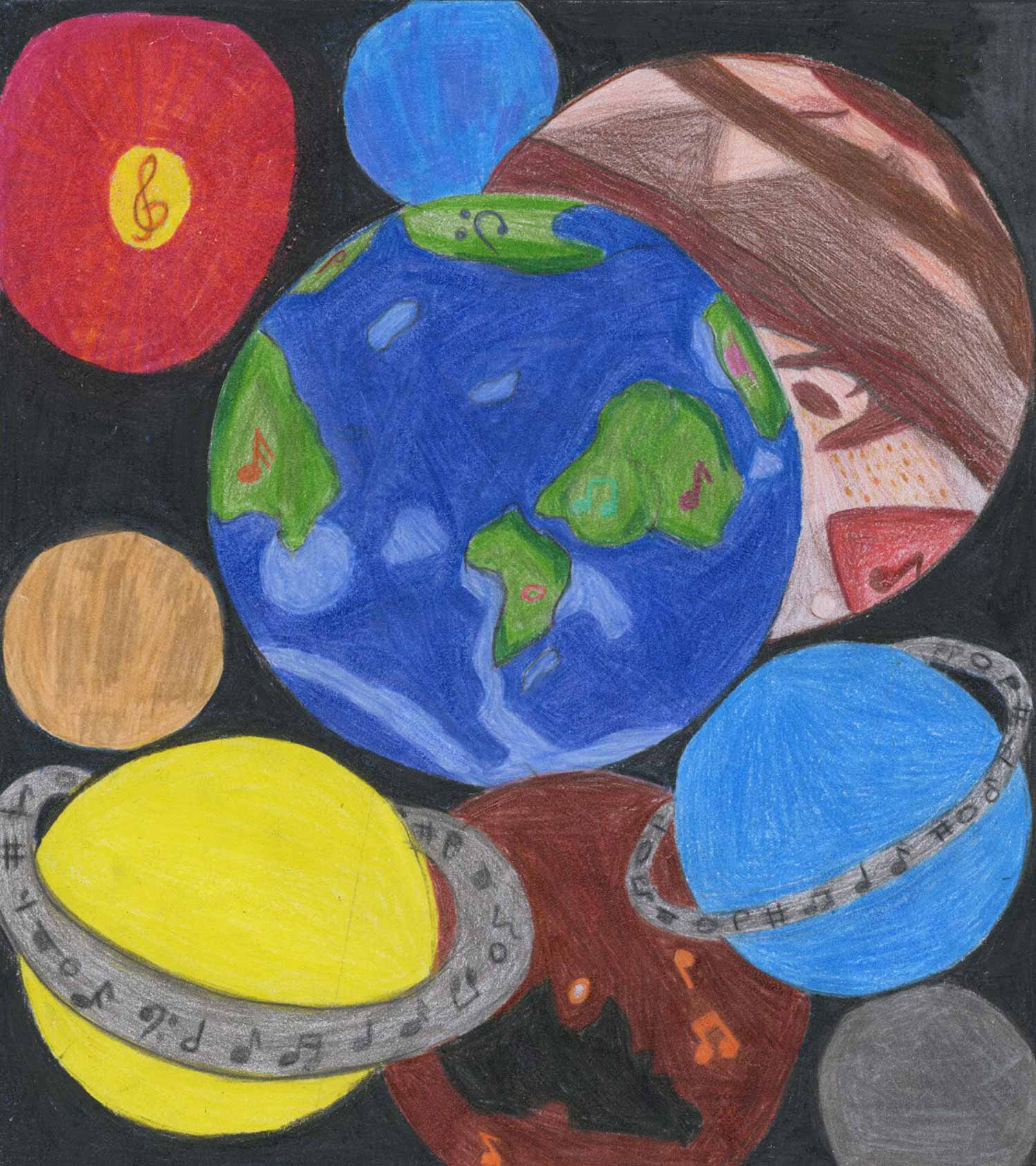 Eva Merchan - 5th grade; Wyckoff, NJ art
