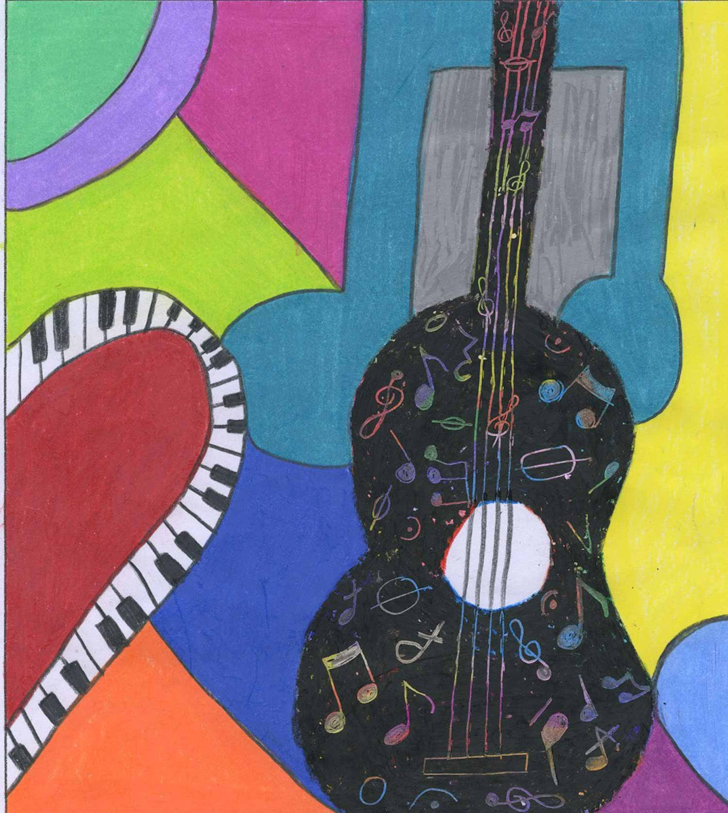 Ainhoa De Castro - 2nd grade; Weston, FL art