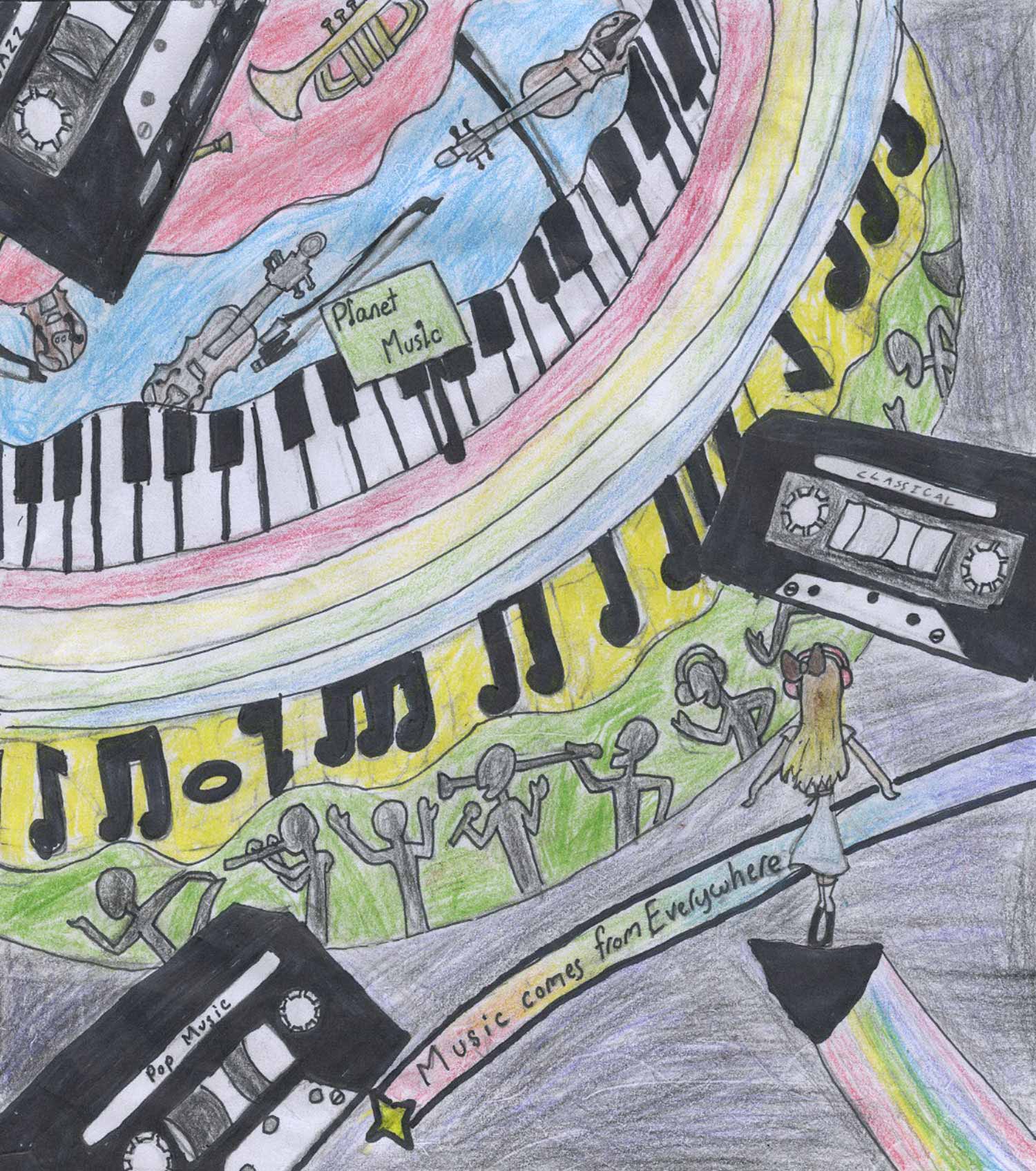 Maxwell Khieu - 5th grade; Kent, WA art