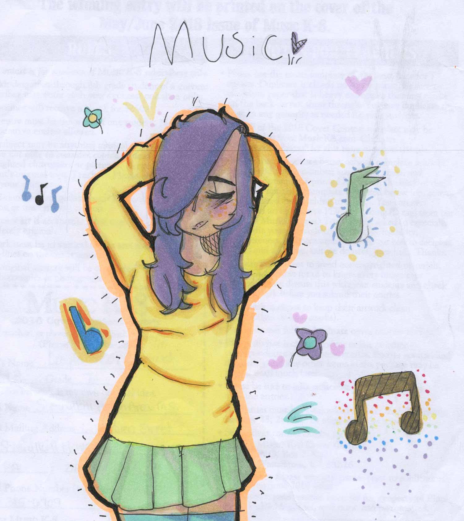 Layla Skoraszewski - 7th grade; Schuylkill Haven, PA art