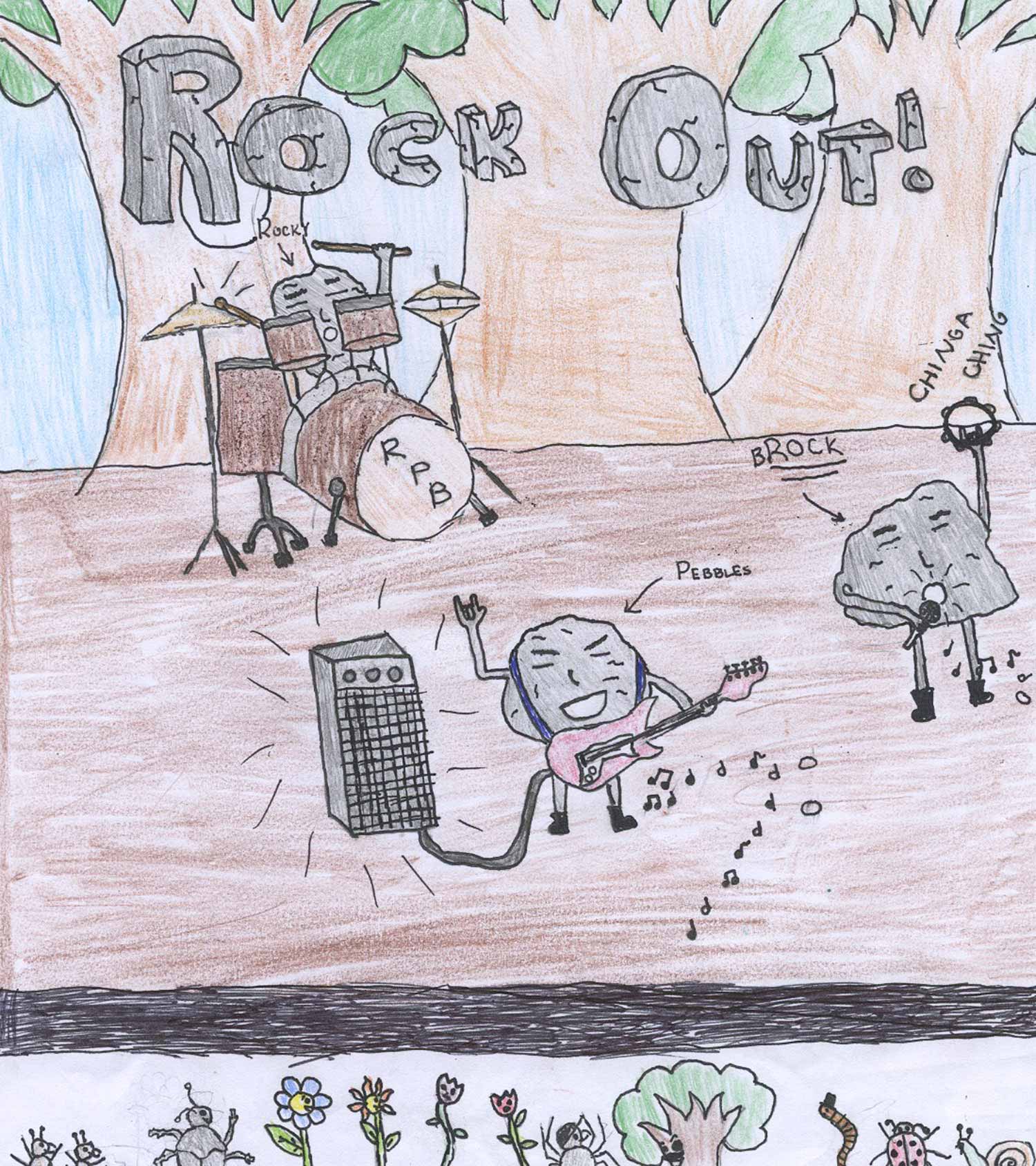 Corban Smith - 6th grade; Edgewood, WA art