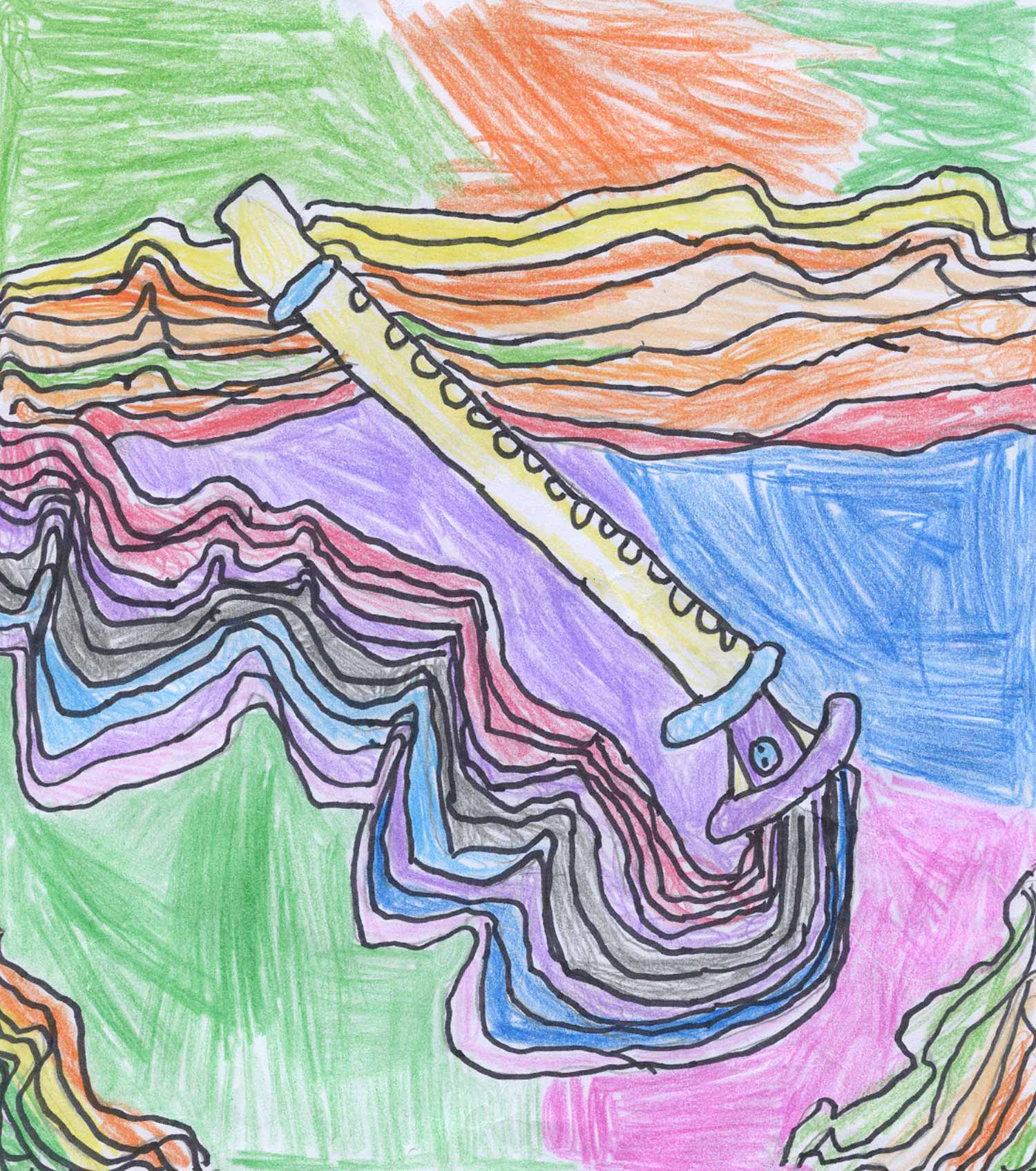Kendra Allen - 1st grade; Lovell, WY art