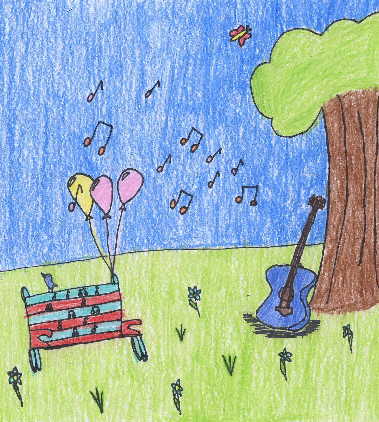 Lillian Polito - 3rd grade; Escondido, CA art