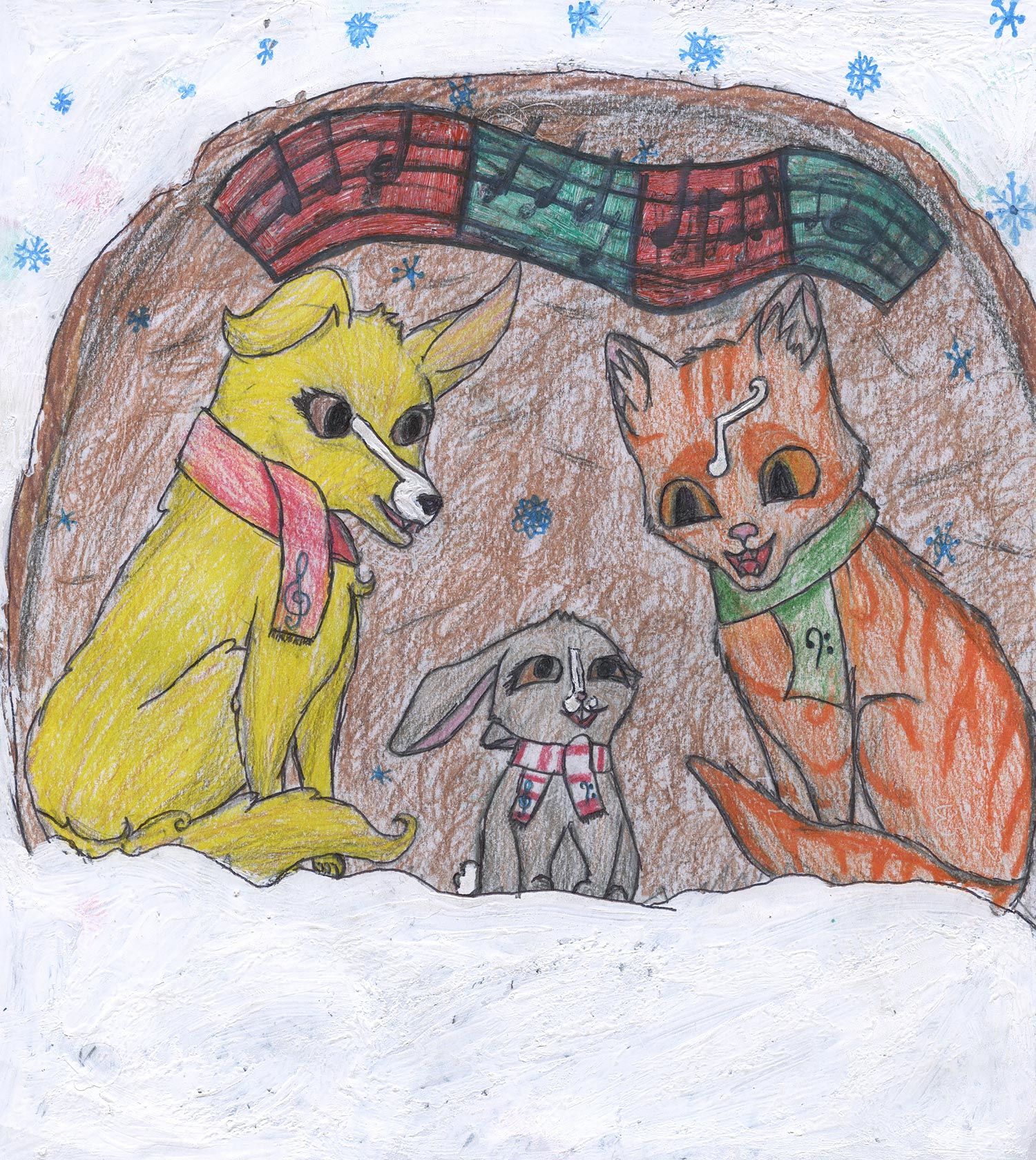 Scarlet Hertweck - 7th grade; Big Timber, MT art