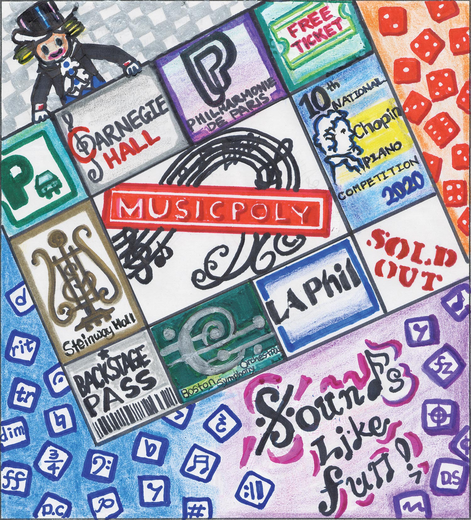 Kirstin Yoon - 5th grade; Diamond Bar, CA art