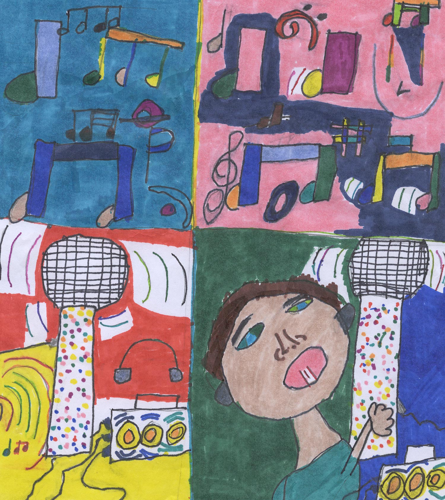 Brady Springman - 1st grade; Wyckoff, NJ art